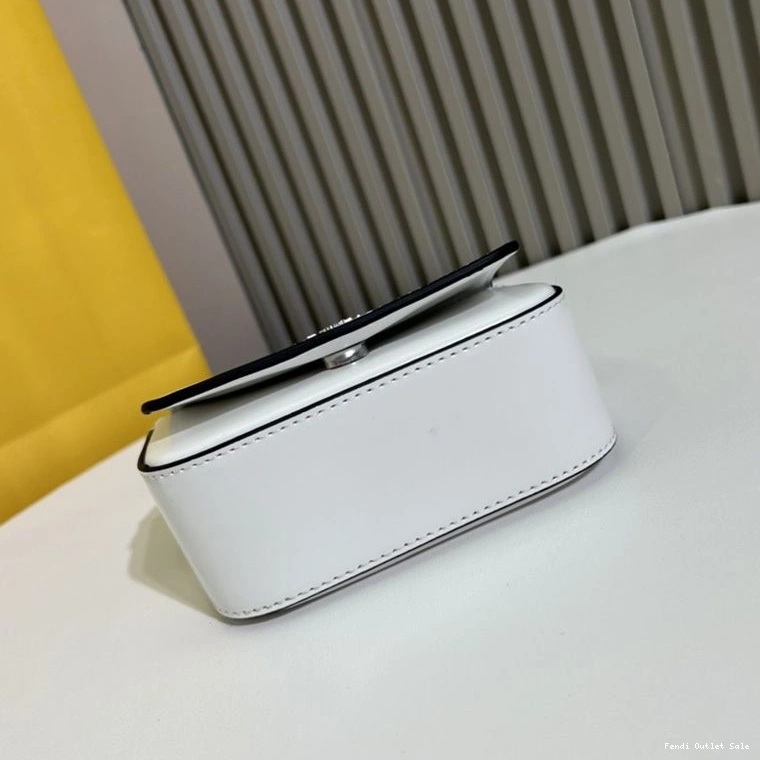 Affordable In F Calf Bag Leather White Fendi Nano 0804